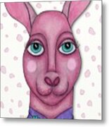 Mrs Kangaroo Metal Print