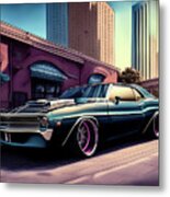 Muscle Car Series 072 Metal Print