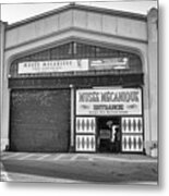 Musee Mecanique Antique Arcade Warehouse Entrance Pier 45 Fishermans Wharf San Francisco Bw Metal Print