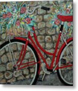 My Crimson Ride Metal Print