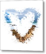 My Heart Is In Cascais Metal Print