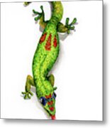 My Little Gecko Buddy Metal Print