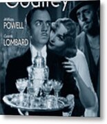 My Man Godfrey Movie Poster Metal Print