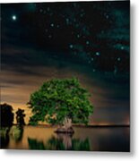 Mysterious Full Frame Signed Metal Print