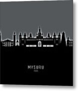 Mysuru Skyline India #93 Metal Print