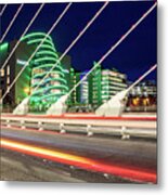 National Conference Centre By Night - Dublin Metal Print