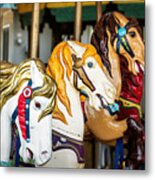 National Mall Carousel Horses Metal Print