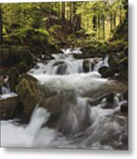 Natural Gem In The Form Of Clean Water And Air Metal Print