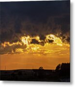 Nebraska Thunderset 010 Metal Print