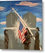 Never Forget 9/11 Metal Print