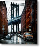 New York From Brooklyn Metal Print