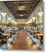 New York Public Library - Rose Main Reading Room Metal Print