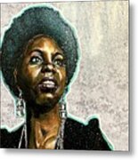 Nina Simone Metal Print