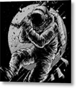 No More Space Music Metal Print