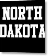 North Dakota Metal Print