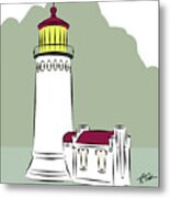 North Head Lighthouse Metal Print