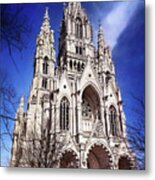 Notre Dame De Laeken In Brussels Metal Print
