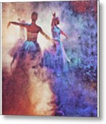 Nutcracker_snow Dancers Metal Print