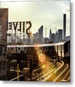 Ny City - End Of The Day Metal Print