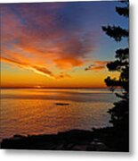 Ocean Drive Sunrise - Acadia National Park Metal Print