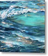 Ocean Gold Metal Print