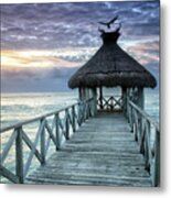To Dance In The Sunlight With Pelicans Metal Print