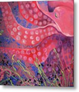 Octopus Gigantuous Metal Print