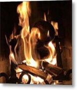 Old Fire Place 2 Kn24 Metal Print