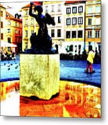 Old Town Square In Warsaw, Poland 6 Metal Print