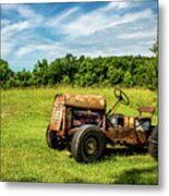 Old Tractor Metal Print