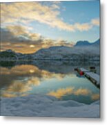 On My Way To The Winter Of Lofoten 2 Metal Print