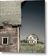 Once Upon A Farm - Solberg Homestead In Benson County Nd Metal Print