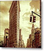 Once Upon A Time In New York Metal Print