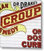 One Dose Cures Metal Print