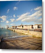 One Golden Evening In Yarmouth Metal Print