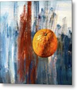 Orange Metal Print