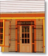 Oranje School In Saint Maarten Metal Print