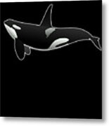 Orca Killer Whale Metal Print