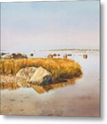 Out To The Bay Metal Print