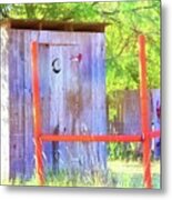 Outhouse Metal Print