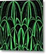 Palm Tree Green Metal Print