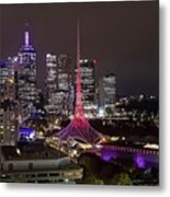 Panorama Of Melbourne Metal Print