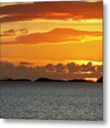 Panoramic Sunset Ove Caherdaniel Metal Print