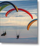 Paragliding, Wellfleet #2 Metal Print