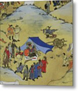 Part Of One Day In Mongolia Metal Print