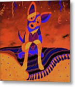 Party Fiesta Chihuahua Metal Print