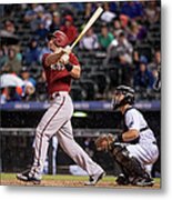 Paul Goldschmidt And Nick Hundley Metal Print