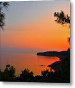Peace Of Harmony Sunset In The Bay 02 Metal Print