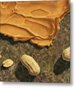 Peanut Butter And Peanuts Metal Print