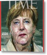 2015 Person Of The Year - Angela Merkel Metal Print